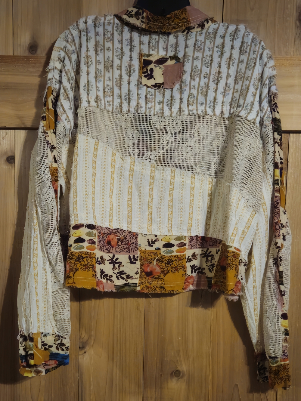 Striped Natural Multi-Color Top - Picture 4 of 7